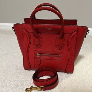 Celine nano luggage (crossbody strap)